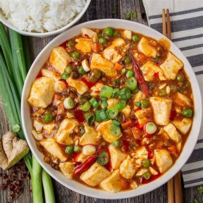  Bengbu Mapo Tofu - Uskomattoman makuinen tofu-ruoka, joka yhdistää räjähtävän kirpeän maun ja silkkisen pehmeän tekstuurin!